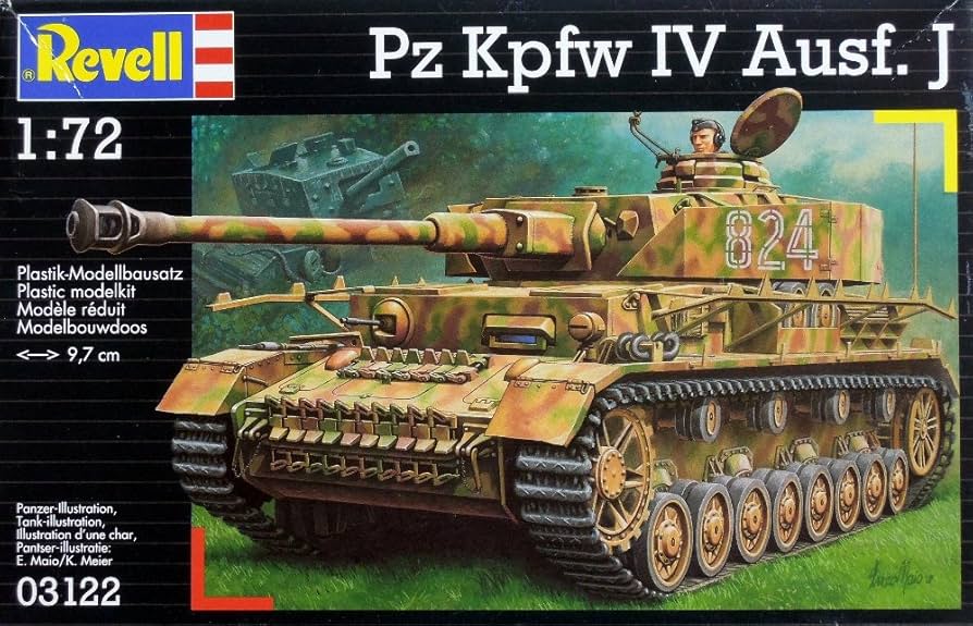 Amazon.co.jp: ドイツレベル 1/72 IV号戦車 J型 03122